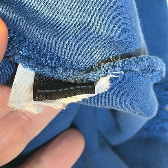 Vintage Y2K Diesel Faded Blue Polo Golf Shirt size L Large - Picture 7 of 10